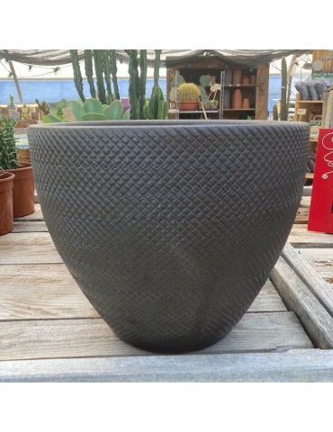 Vase Texture 35 Brun