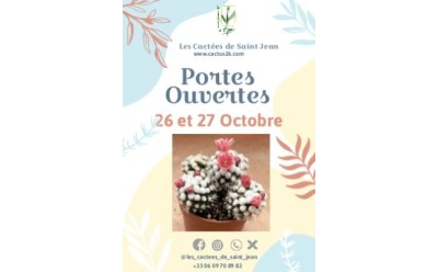 Portes Ouvertes 26 et 27 Octobre